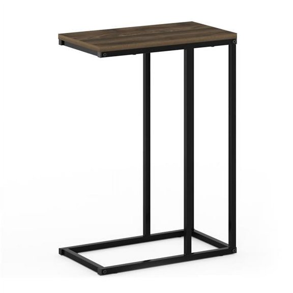 Camnus Modern Living Sofa Side Table, Columbia Walnut
