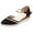 Black, variant on Espadrilles Wedge Sandals for Women Slip on Closed Toe Shoes with Rhinestone Glitter Straps Stylish Everyday Comfortable Party Heels White Size 6