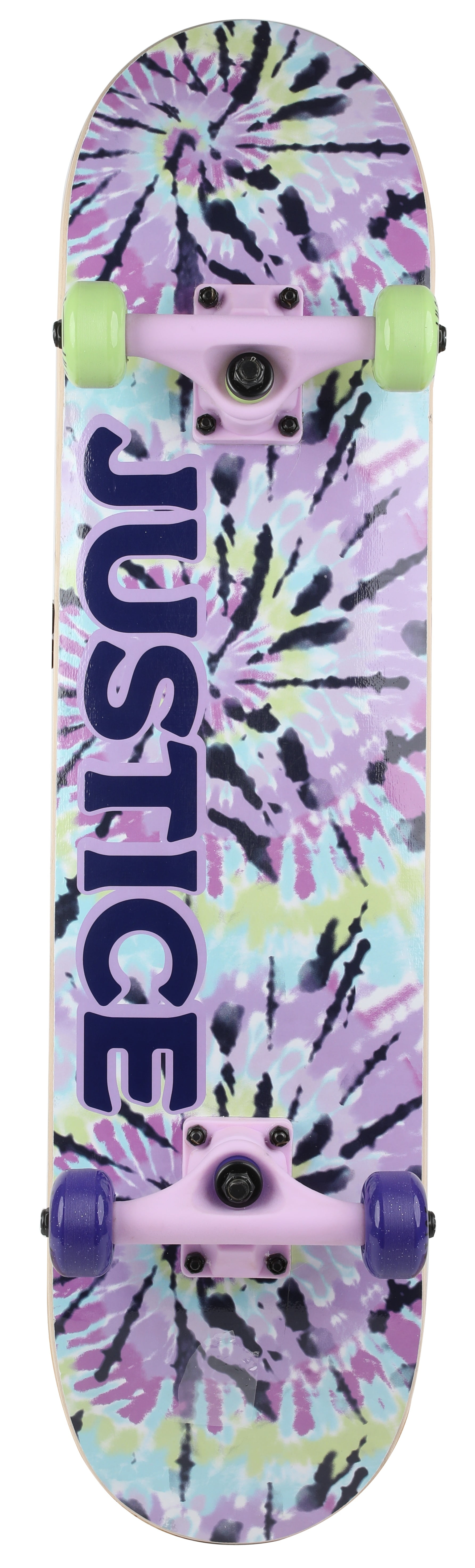 Justice 31" Standard Popsicle Complete Purple Beginner Skateboard for