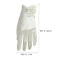 thumbnail image 3 of TELOLY White Silk Gloves Photo Prop Tea Party for Women Wedding Girl Satin Bride Women's, 3 of 4