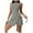 Gray, variant on Outfmvch skirts for women summer skirts for women women's skirts athletic skirt linen skirt Summer Square Neck Wrap Dress Short Skirt Beige XL