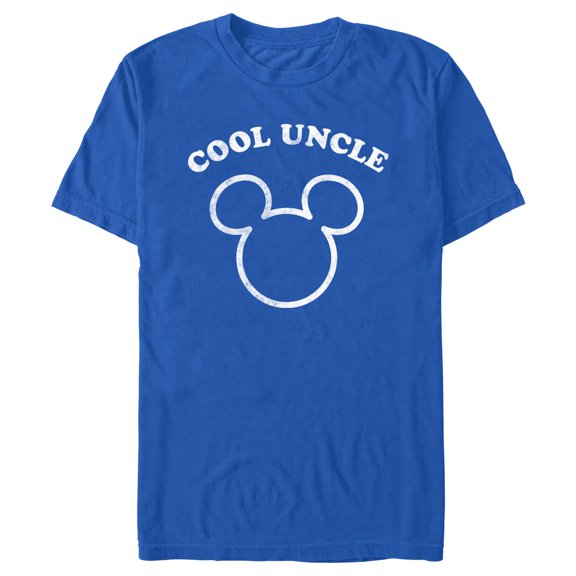 Men's Mickey & Friends Distressed Cool Uncle Graphic T-Shirt