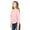 Blush, variant on Women's Long Sleeve Sweatshirt French Terry Pullover Hoodie T1481 - Royal - Large