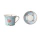 thumbnail image 1 of Juego de tazas de café de tulipán de alto color, exquisito juego de té negro de cerámica for el hogar, juego de té de la tarde, 1 of 5