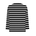 thumbnail image 4 of Wensltd Womens V Neck Long Sleeve Pleated T Shirts Fashion Autumn Tops Casual Tunic Blouse, 4 of 5
