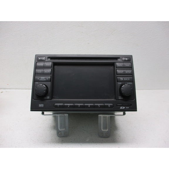 Pre-Owned 2013-2015 Nissan Rogue GPS Navigation AM FM CD Radio Receiver OEM LKQ - Verify Specific Vehicle Fitment In Description - (Good)