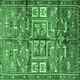 thumbnail image 1 of Ahgly Company Indoor Square Animal Emerald Green Traditional Area Rugs, 3' Square, 1 of 4