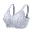 thumbnail image 2 of Lixiuxyad Push up Bra Women's New Pattern Ribless Large Strap Jacquard Four Comfort Bra, 2 of 6