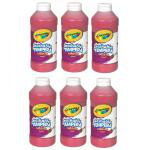 Crayola Artista Ii Washable Liquid Tempera Paint, Red, 16 Oz