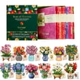 thumbnail image 1 of Freshcut Paper Pop-Up Greeting Cards, 6x6 Inch Mini Paper Flower Bouquets, 12 Count Assortment, Multicolor Floral Occasion Cards, Blank Inside, Pop-U, 1 of 9