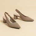 thumbnail image 1 of Women's Knit High Heel Sandals with Striped Design, Round Thick Heel (2 in) - 2025 Collection, 1 of 10