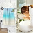 thumbnail image 7 of Dreamtimes Face Hand Towel Set Beautiful Beach White Sand Turquoise Ocean Cotton Washcloths, Quick-Dry Highly Absorbent Bath Towel- Pack of 2, 7 of 7