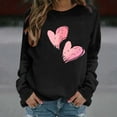 thumbnail image 6 of GaThRRgYP Unisex Hoodies for Women,Women's Winter Day Fashion Printed Round Neck Long Sleeved Hoodie without Hat Black XL, 6 of 9