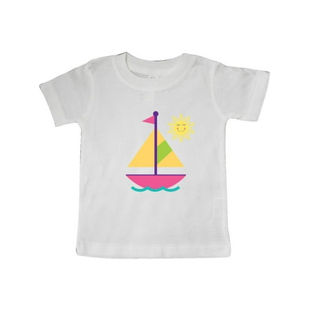 

Inktastic Sailing Nautical Sailboat Girls Gift Baby Girl T-Shirt