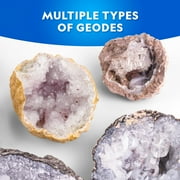 National Geographic Break Open 5 Geodes - Geology Science Kit for Unisex Children