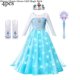 thumbnail image 5 of Disfraz de Elsa de Frozen de Disney para niña, Vestido de princesa para fiesta de carnaval, disfraz de Halloween, ropa para niños, 5 of 5