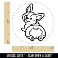 thumbnail image 2 of Pembroke Welsh Corgi from Behind Butt Dog Self-Inking Rubber Stamp Ink Stamper - Black Ink - Mini 1/2 Inch, 2 of 7