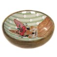 thumbnail image 3 of Tabletop Rabbit Bowl. Bunny Easter Spring In0281 Green, 3 of 3