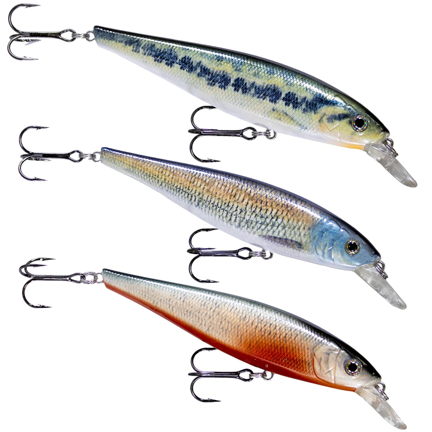 Realtree High Definition Jerk Bait Gift Pack South, Hard Bait Fishing