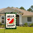 thumbnail image 2 of Amhnf Hello Summer Watermelon Garden Flag For Home Outdoor Garden Yard Decor 12x18 inch, 2 of 5