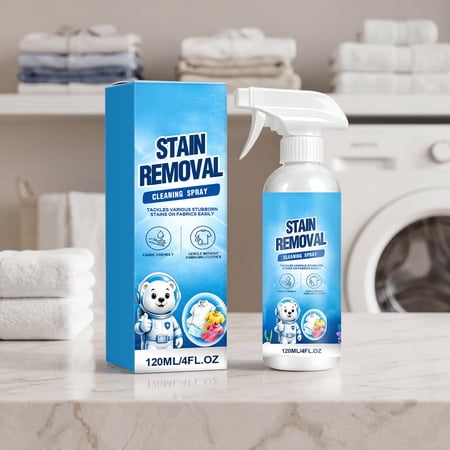 Votnto Stain Removal Spray, Fabric Friendly Laundry Stain Cleaner, Gentle Stain Remover for Clothes, Plastic Bottle, 4.06 fl oz