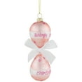 thumbnail image 3 of Northlight Baby Girl's First Christmas 2023 Glass Ornament - 5", 3 of 6