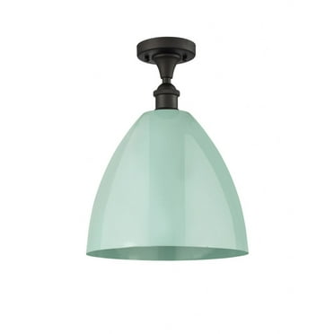 Innovations Lighting - Plymouth Dome - 1 Light Semi-Flush Mount In Industrial
