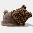 thumbnail image 4 of Gorro de pescador de felpa con doble bola de pelo a la moda de otoño e invierno para mujer, gorro cálido Fridja  nalpqowj1136, 4 of 8