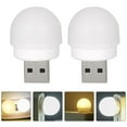 thumbnail image 3 of 2 Pcs Lumières USB Chambre Mini Lampes de Nuit LED Lampes d'Urgence LED Portables, 3 of 8