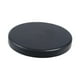 thumbnail image 2 of Taburete de bar con asiento de PU redondo, color negro, fácil de limpiar, accesorio de cocina con diseño antiestático Liso, 2 of 8