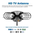 thumbnail image 6 of HDTV Antenna Amplified Digital Outdoor Antenna with Mounting Pole & 33FT RG6 Coax Cable-150 Miles Range-360 Degree Rotation Wireless Remote Support 2 TVs, 6 of 12
