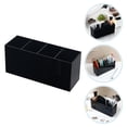 thumbnail image 2 of Porta brochas de maquillaje de acrílico con 4 compartimentos, organizador de lápices para escritorio, vaso para tocador, organizador de brochas de maquillaje para encimera de baño., 2 of 5