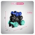 thumbnail image 3 of Neoprene Dumbbell Free Hand Weight Set with Rack, Ideal for Home Exercises to Tone and Definition, 3 of 9