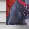 thumbnail image 4 of Carolines Treasures LH9579CHF Noir Great Dane Puppy Drapeau de Noël en Toile Flocons de Neige Rouges Taille Maison, 4 of 4