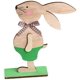 thumbnail image 1 of Conejitos de Pascua Zhivalor decoración de adorno de conejo de escritorio de madera ZYY-0824, 1 of 5