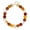 Multi-Brown, variant on Women's Colorful Resin Bead Necklace: Eye-Catching Chunky Chain Choker, Bohemian-Style Summer Jewelry