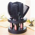 thumbnail image 6 of 5pcs Unisex Professional Hair Styling Set - Scalp Massage, Detangling Brushes, Airbag Comb & Makeup Mirror for Normal Relaxed Textured Hair, 6 of 8
