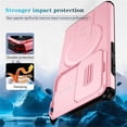 thumbnail image 6 of Case for Samsung Galaxy S26+ 5G 6.7" with Invisible Fold Holder Stand, MagSafe Magnetic Wireless Charging,Sliding camera casing,Shockproof Dropproof Tough Rugged Protective Case Cover,Pink, 6 of 10