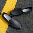 thumbnail image 4 of Zapatos de agua para hombre, moda de verano, impermeables, de goma, fondo suave, sin cordones, transpirables, antideslizantes..., 4 of 5