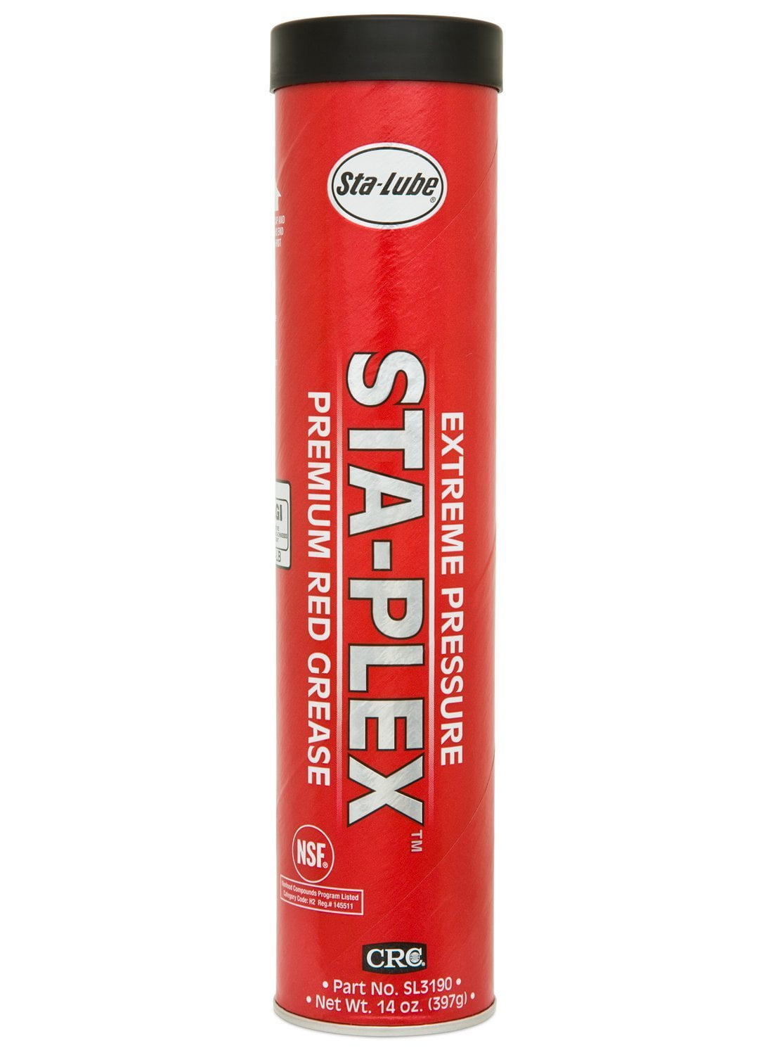 New CRC SL3190 StaPlex Extreme Pressure Premium Red Grease, 14 Oz