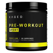 Kaged Pre-Kaged Sport Pre-Workout For Men And Women, Increase Energy, Focus, Hydration, and Endurance, Organic Caffeine, Plant Based Citrulline