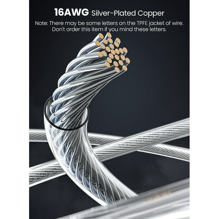 ケーブル・シールド MIMI Shielded Silver-Core Cable 0.15-0.5mm² 2-6 Cores Multi-Core PTFE Silver Plated Shielded