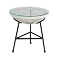 thumbnail image 1 of Heavenly Collection Table D'appoint de Patio Blanche, 1 of 3