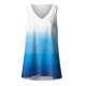 thumbnail image 2 of Playeras,Blusas y Tops,Ropa para Mujer Camisetas de tirantes Camiseta sin mangas con cuello en V y estampado casual para mujer (Light Blue, M), 2 of 5