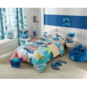 Lilo and Stitch Kids Throw Blanket, 46 x 60, Microfiber, Blue, Disney