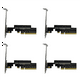 thumbnail image 1 of 4X para 561FLR-T X540-T2 Tarjeta de Red de 10 Gigabit de Doble Puerto de 10 Gb 700697-001 701525-001 Tarjeta Vertical PCIe X8 (C), 1 of 3