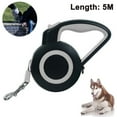 thumbnail image 1 of Retractable Dog Leash, 360° Tangle-Free Heavy Duty Reflective Walking Dog Leash Ribbon with Anti-Slip Handle One-Handed Brake, Pause and Lock-Black, 1 of 9
