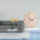 thumbnail image 2 of Asa de mueble,Tirador de latón con forma de lazo para muebles o armario,Reloj de pared redondo,Reloj de pared de madera maciza para la decoración de la sala de estar,Reloj de pared de madera, 2 of 8