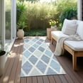 thumbnail image 6 of Addison Rugs Chantille Indoor/Outdoor Transitional Diamonds Sky Washable Runner Rug, 2'3" x 7'6", 6 of 6