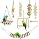 thumbnail image 1 of Juego de juguetes para pájaros de 8 piezas, juguetes para masticar para loros, campanas colgantes, columpio para jaula de pájaros para pinzones, periquitos pequeños y más, 1 of 5